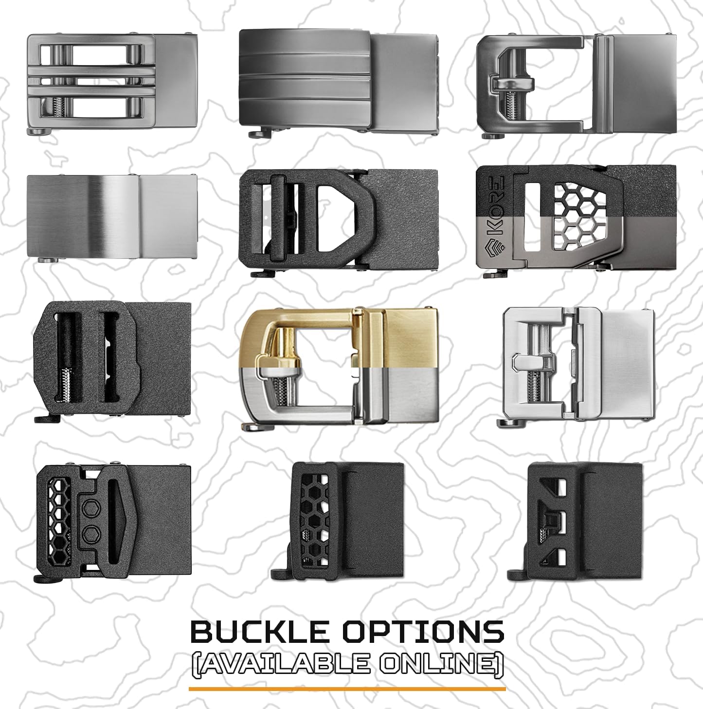 KORE Tactical Gun Belt | X7 Buckle & Black Reinforced Tactical Belt (Fits 24" to 54") - Image 3