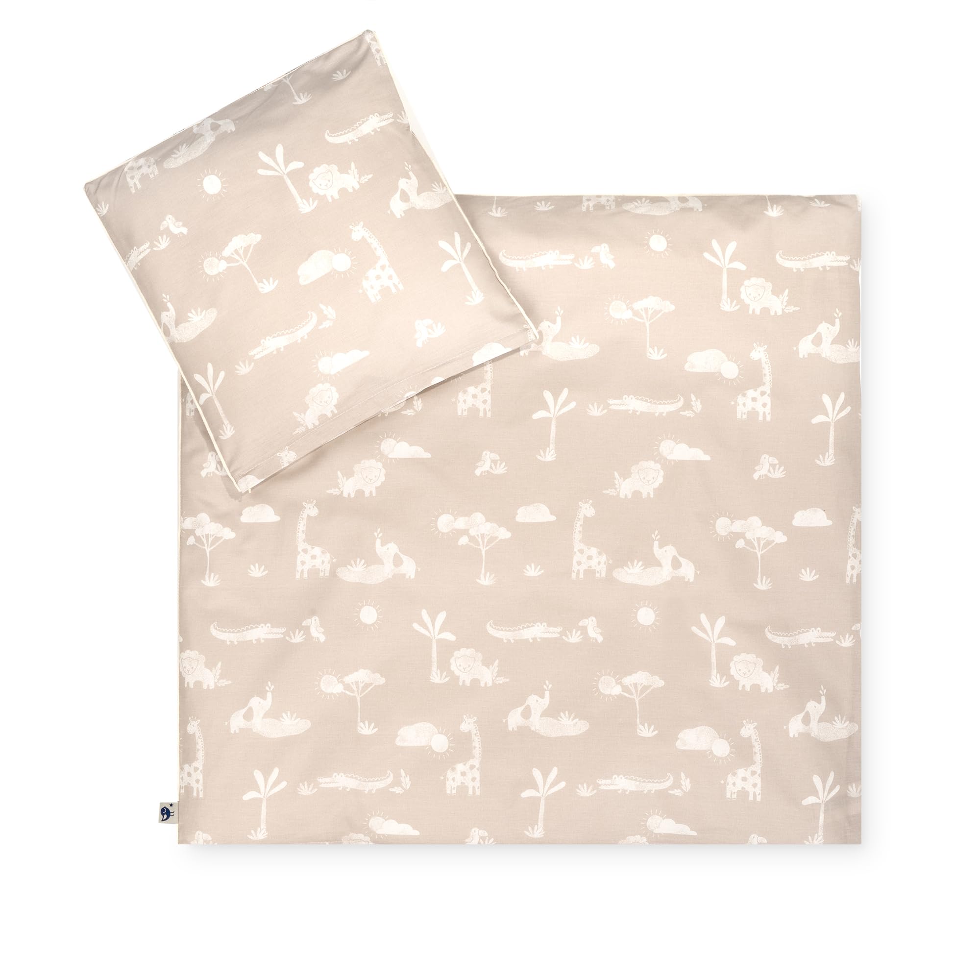 Julius Zöllner Bedding, Cotton, Jungle Dream, Gr. 80x80 + 35x40 cm