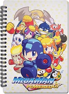 Great Eastern Entertainment Megaman Powered Up- Key Art Notebook Multi-colored, 10"