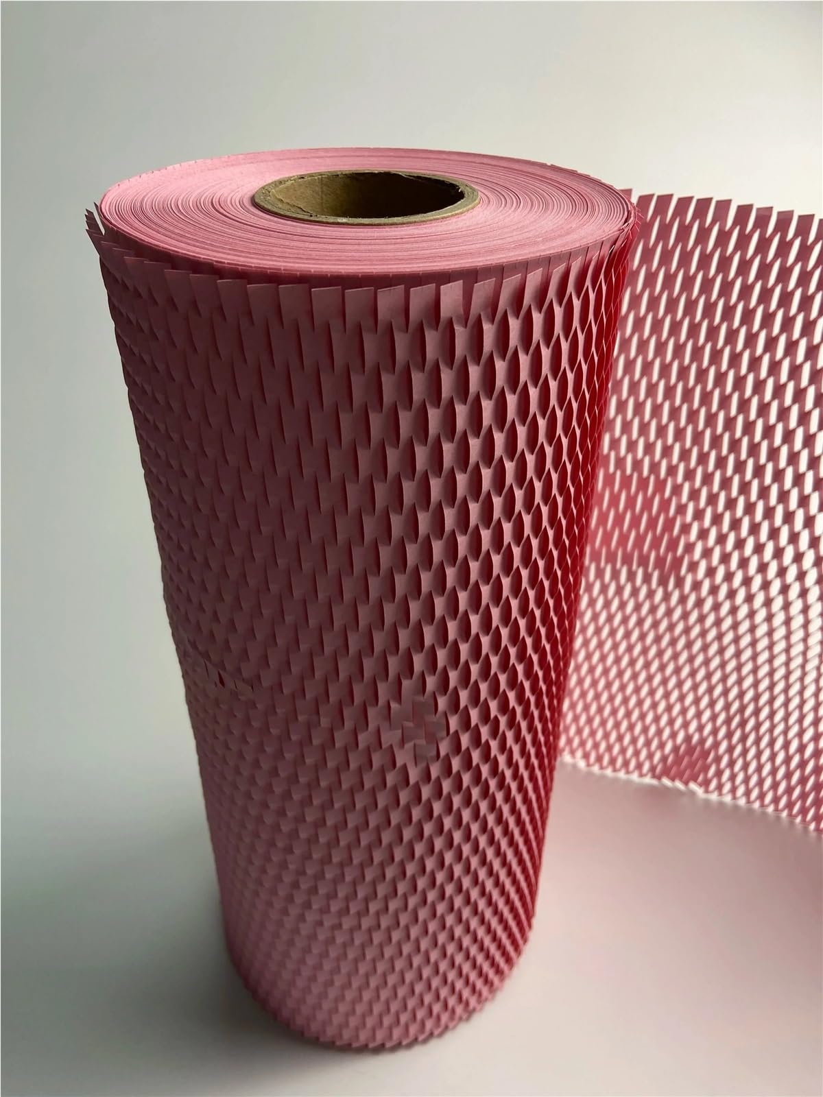 Alternativa al pluriball, Rotolo di carta da imballaggio a nido d'ape varie dimensioni(Pink19.6inchx32.8ft)