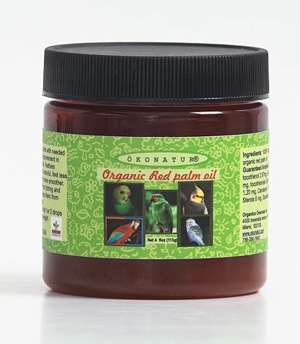Aceite de palma roja para pájaros y loros - 4 fl oz