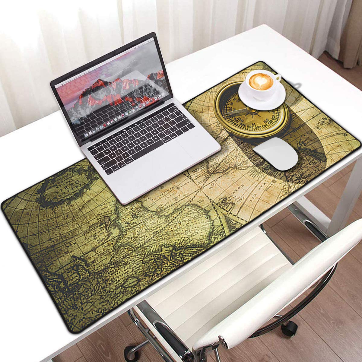FORRICA Grote muismat 900 x 400 mm XXL outdoor gaming