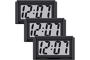 Frienda Small Flat Digital Clock for Dashboard
