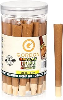 25 Pack Pre Rolled Cones With Wood Tips, King Size Rolling Papers, Slow Burning Pre Roll Cones (25 Pack, King Size)