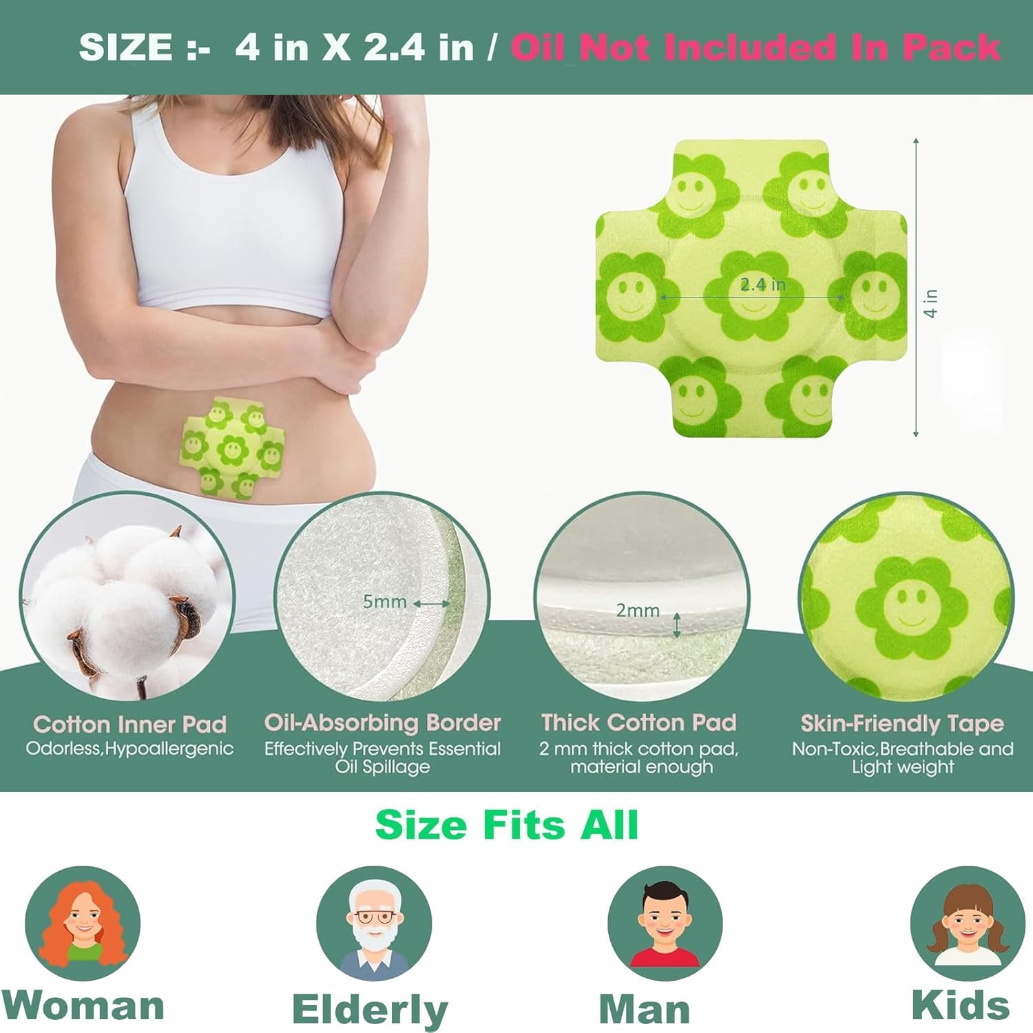 Buy Now Castor Oil Slimming Patch – Belly Button Fat Burner Sticker,...