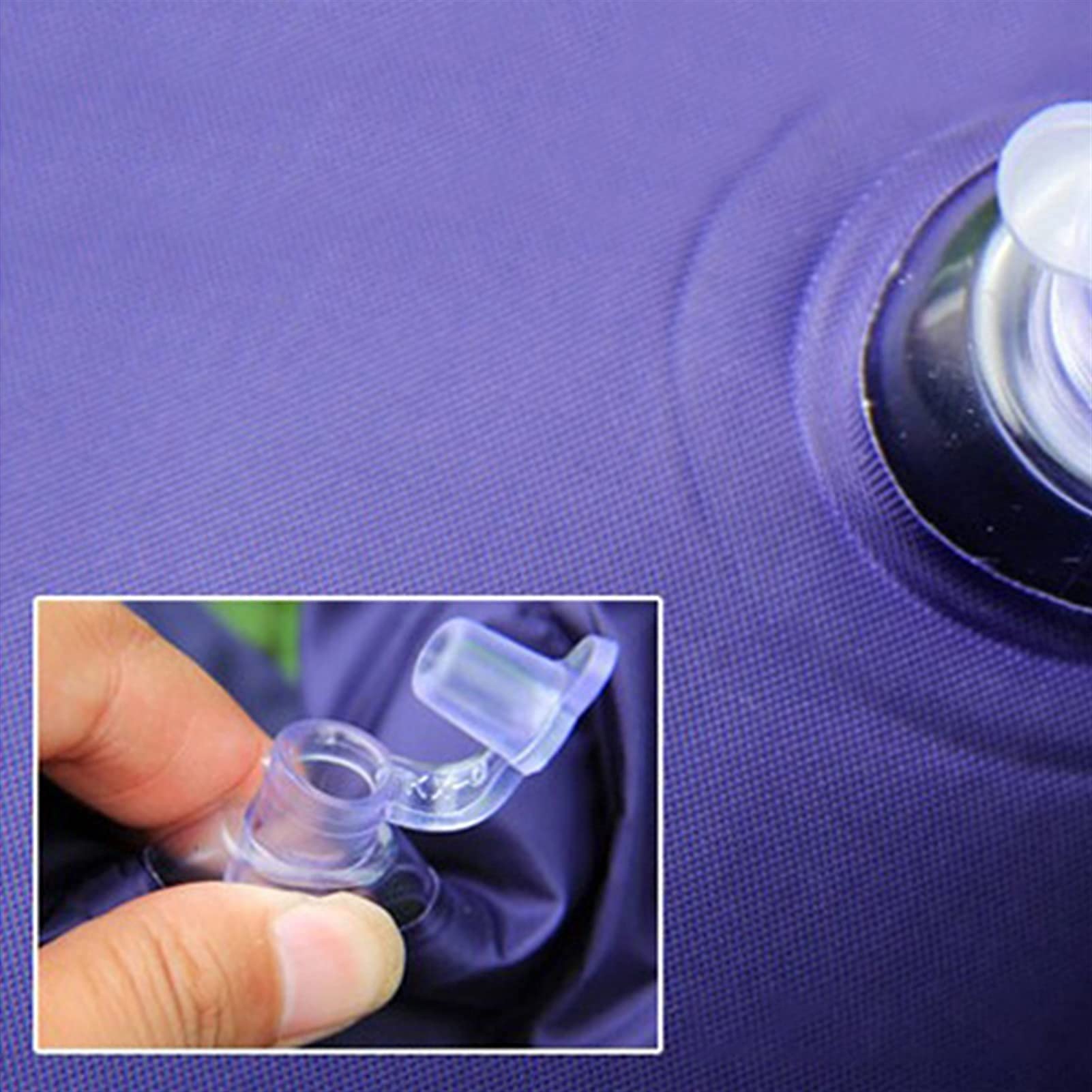Almohadilla de dormir autoinflable para camping, a prueba de humedad, inflable, portátil, para aventuras al aire libre, fácil de usar y cómoda