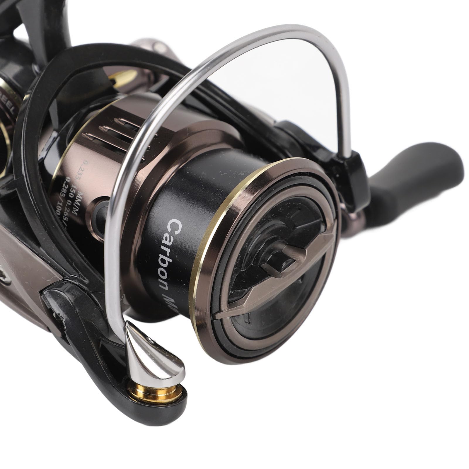 Moulinet de pêche rotatif en fibre de carbone avec 11 roulements pour une rotation douce et une performance puissante, pour les lacs de rivières d'eau douce et d'eau salée