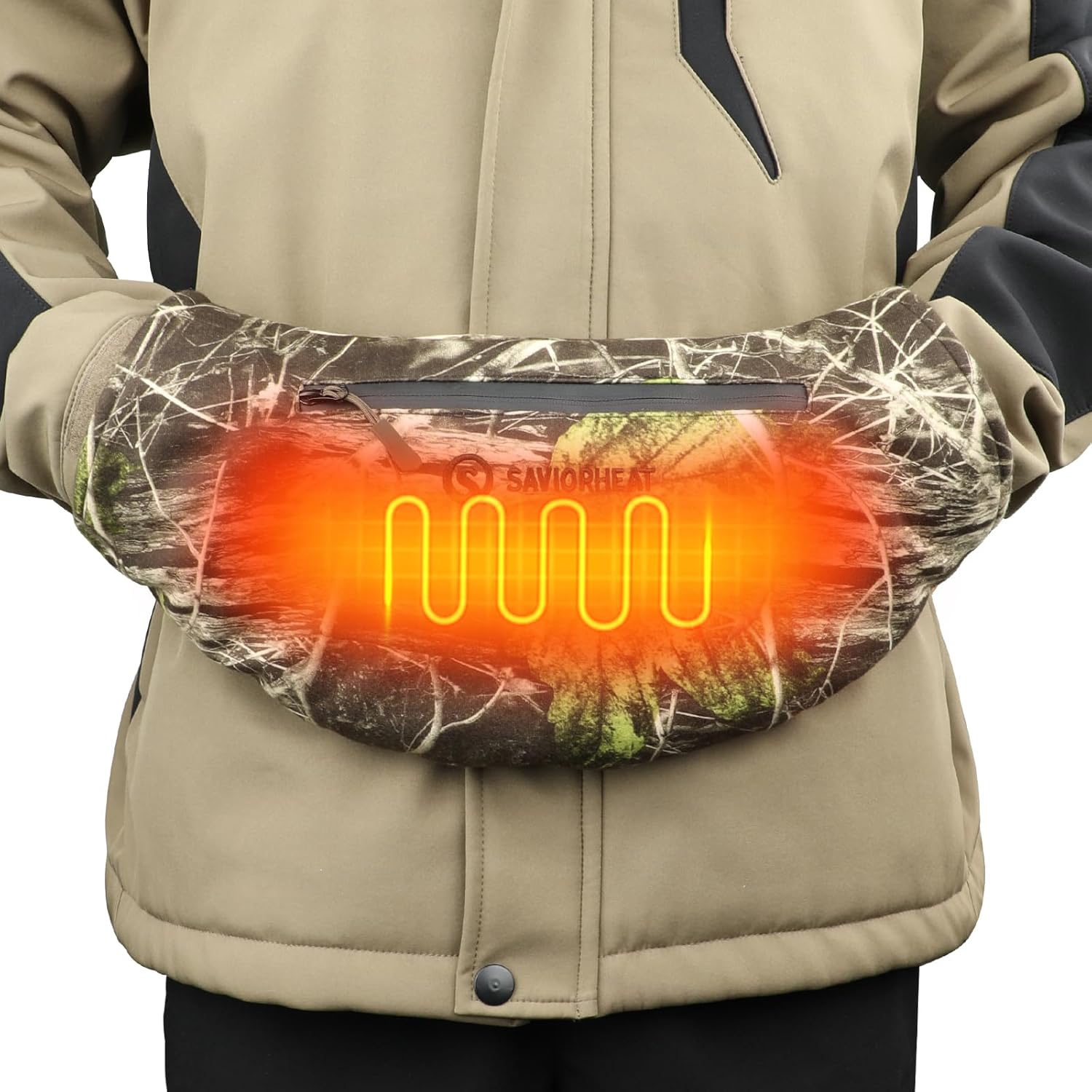 SAVIOR HEAT Heated Hand Muff, Electric Heating Hand Warmer Pouch for Winter Outdoor Hunting Camping Golf Photography