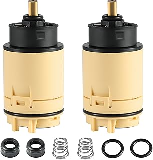 2Pack - RP70538 Single Function Pressure Balance Cartridge, Shower Cartridge Replacement, Compatible with Peerless and Delta Single Handle Tub/Showers Faucet (Not Included Check Valve)
