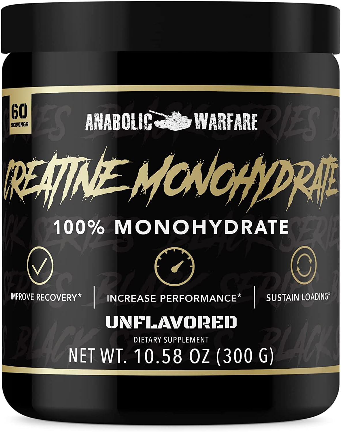 Anabolic Warfare Creatine Monohydrate, Post Workout Recovery, Supports Performance, Sustain Loading, Premium Creatine*