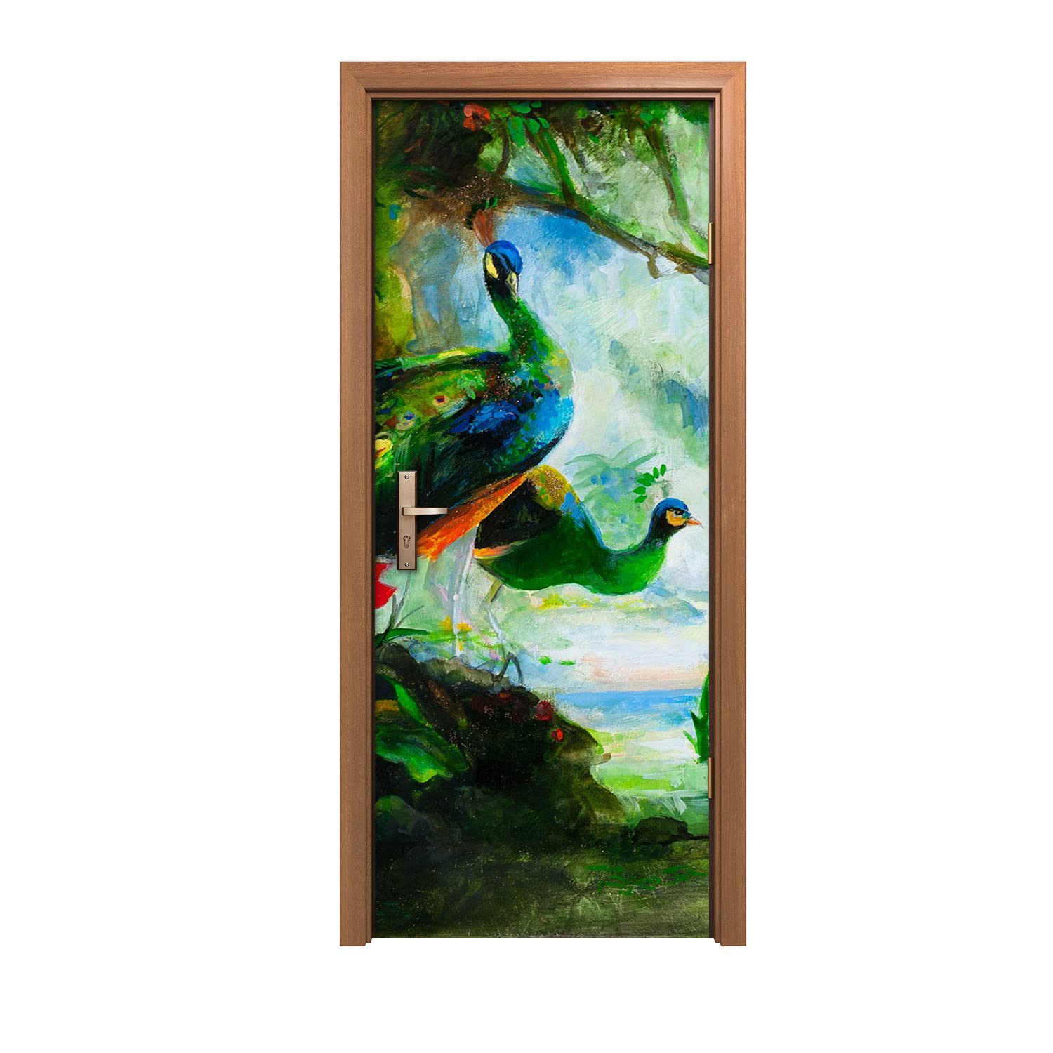 Autocollant de porte 90x200cm pour masquer les imperfections et décorer votre mur