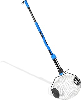 Pudu Shuffle Nut Gatherer-Large Rolling Nut and Fruit Harvester Adjustable Pole - Can be Used to Collect Nuts, Fruits, Small Toys and Balls - Picks up Items 1.5" to 3" in Size