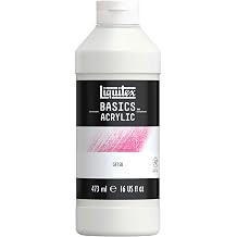 LIQUITEX أساسيات مادة مضافة أكريليك، جيسو، زجاجة سعة 473 مل