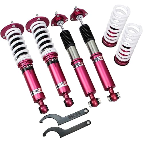Godspeed MSS0117 compatible with Lexus IS250 / IS350 Sedan RWD (XE30) 2014-16 MonoSS Coilovers (Front Ball Type) Suspension Lowering Kit