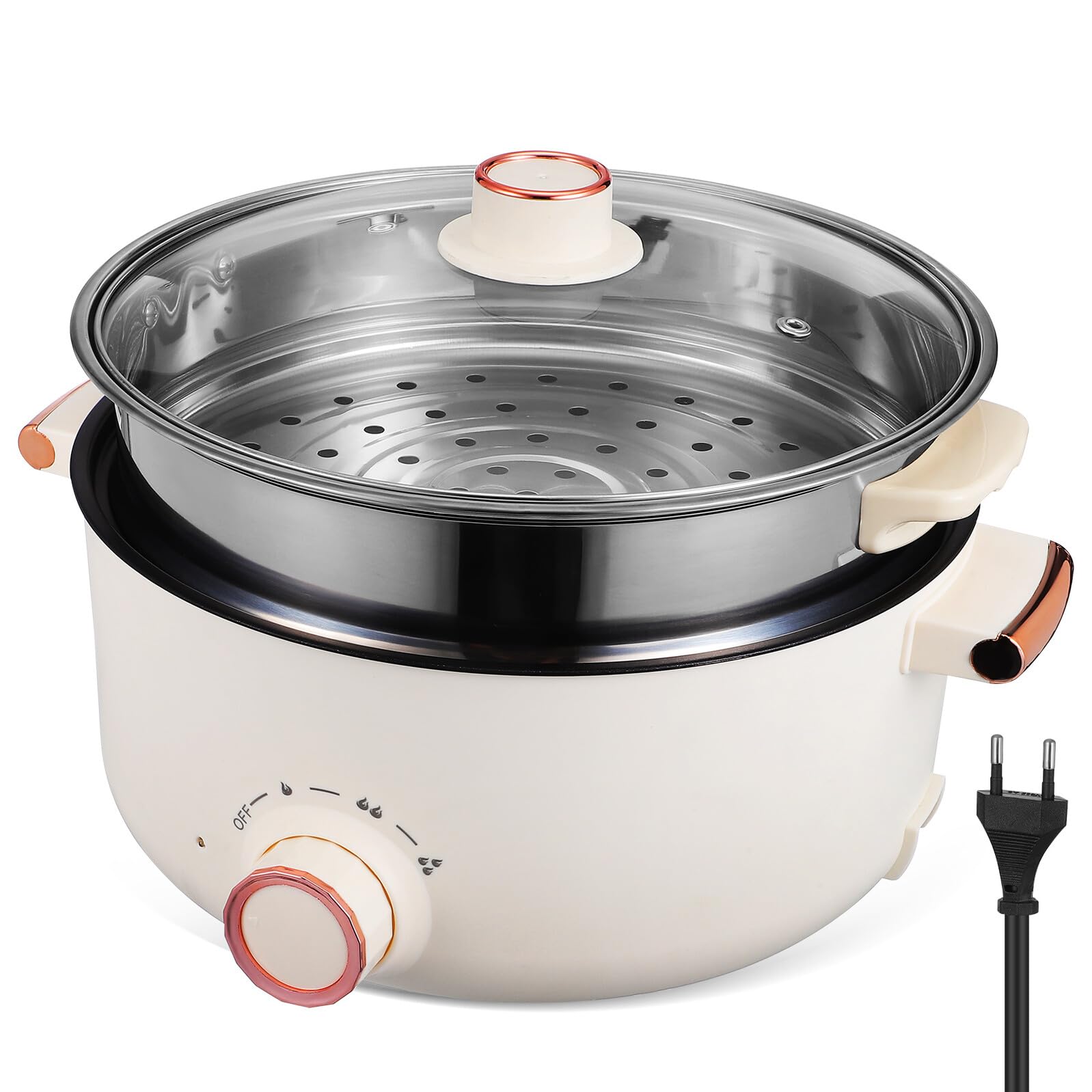 Cuisinière électrique portable pour cuisson rapide de repas sains 4L