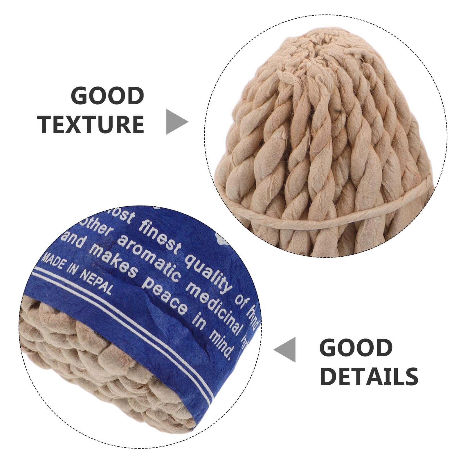 Paquete de 2 Varillas de Incienso Aromático de Cuerda Nepalí para Meditación y Relajación Hecho a Mano Fragancia Natural de Himlayan Spine y Desert Rose para Decoración del