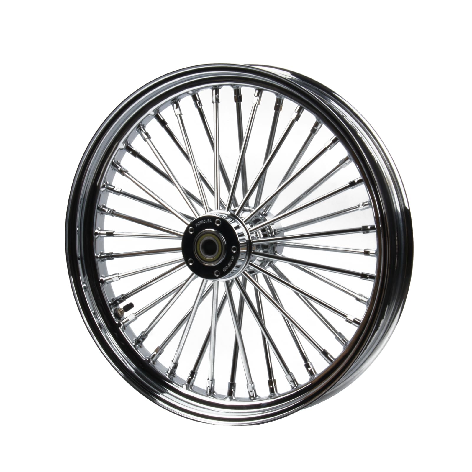 21x3.25 Front Wheel for '14-later Harley Touring Dual Disc with Abs Bearing for FLTR/FLHT/FLHX/FLHR Chrome Spokes Tubeless Spoke Wheel (21x3.25 Chrome)