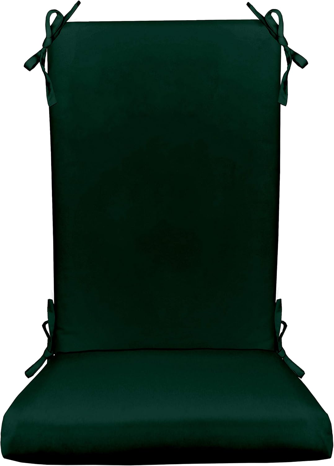 RSH Décor Indoor Outdoor Foam Rocker Rocking Chair Pad Cushions, Fits Cracker Barrel Rocker, Choose Color (Black) - Made in USA