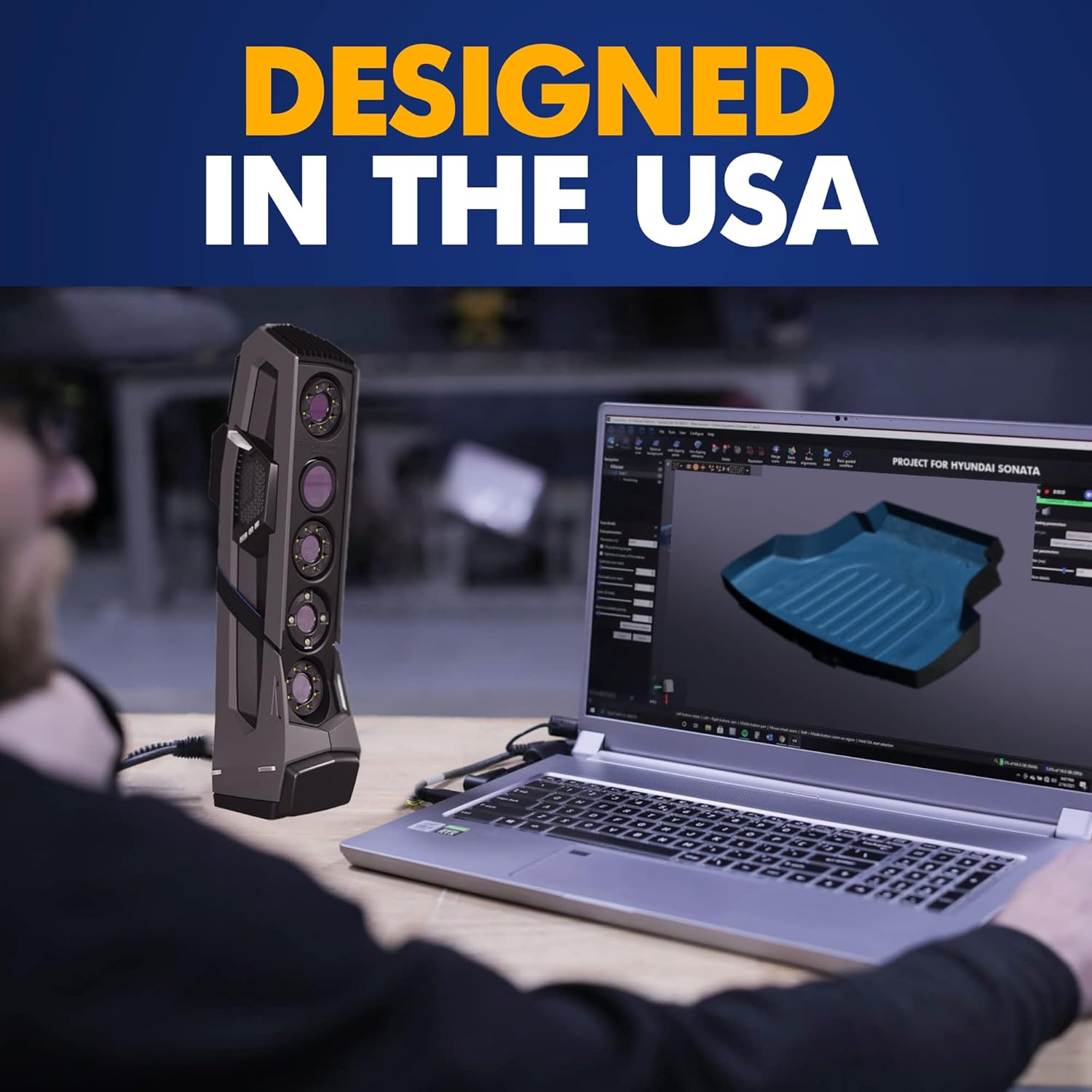 Premium Cargo Liner for Hyundai Sonata 2020-2023 - 100% Protection - Custom Fit Car Trunk Mat - All-Season Black Cargo Mat - 3D Shaped Laser Measured Trunk Liners for Hyundai Sonata (DN8)