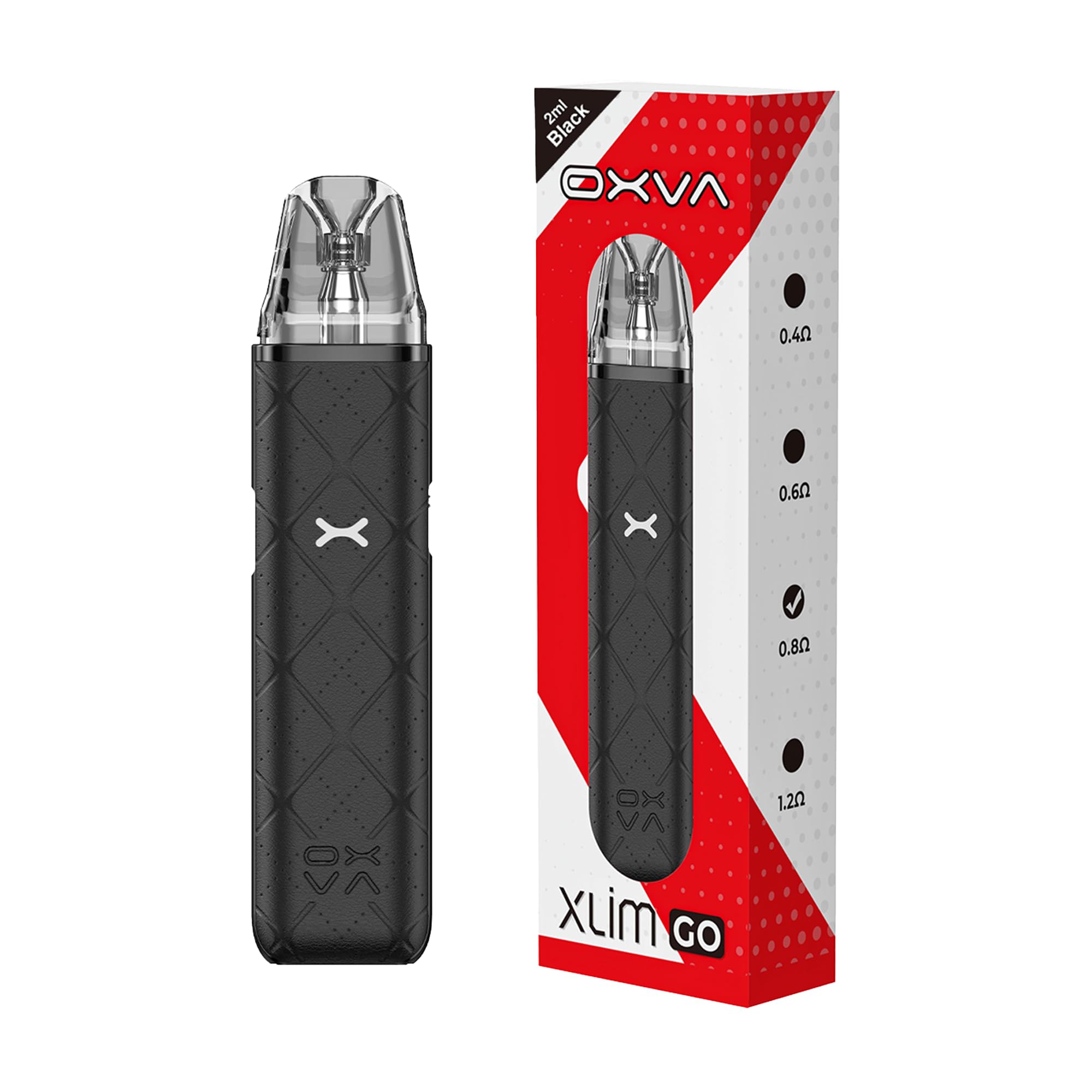 OXVA Xlim GO Pod System E-Cigarette 1000 mAh 2 ml Black: Amazon.de:  Electronics & Photo