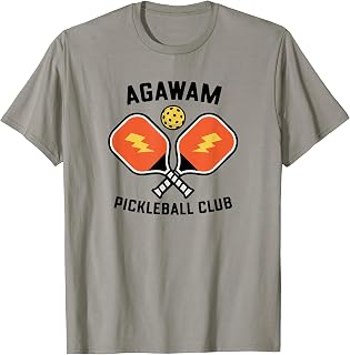 Agawam Pickleball Club Pickle Ball Team Retro T-Shirt