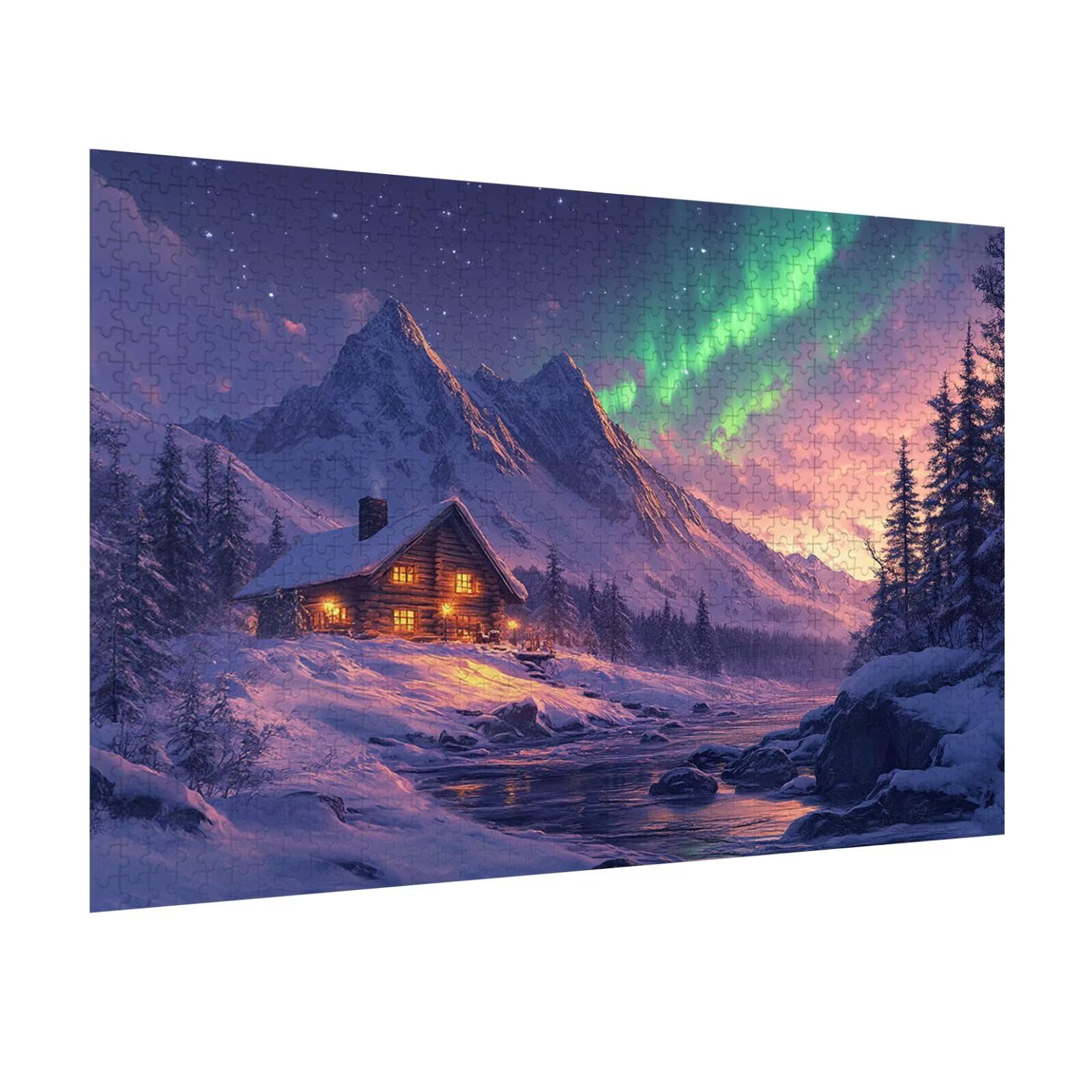 Puzzle 2000 Piezas, Rompecabezas Adultos, Montañas Nevadas, n-854