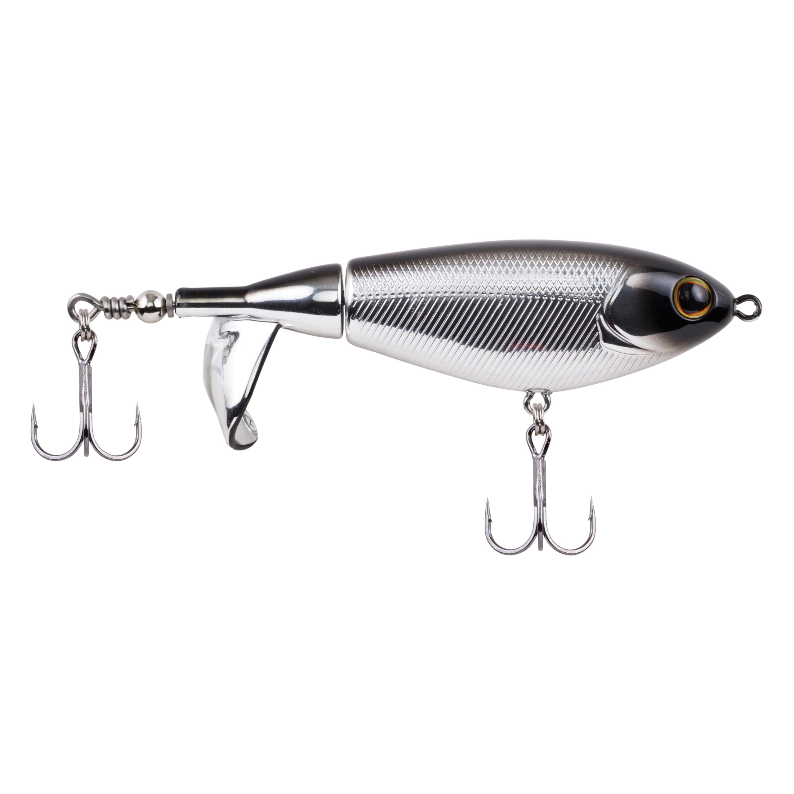 Berkley Choppo Topwater Fishing Lure | Easy-to-Use Prop Bait for Bass & Predatory Fish | Creates Maximum Surface Disturbance & Noise | Durable Cupped Tail | Fusion19™ Hooks | 9 cm | 14 g | Black