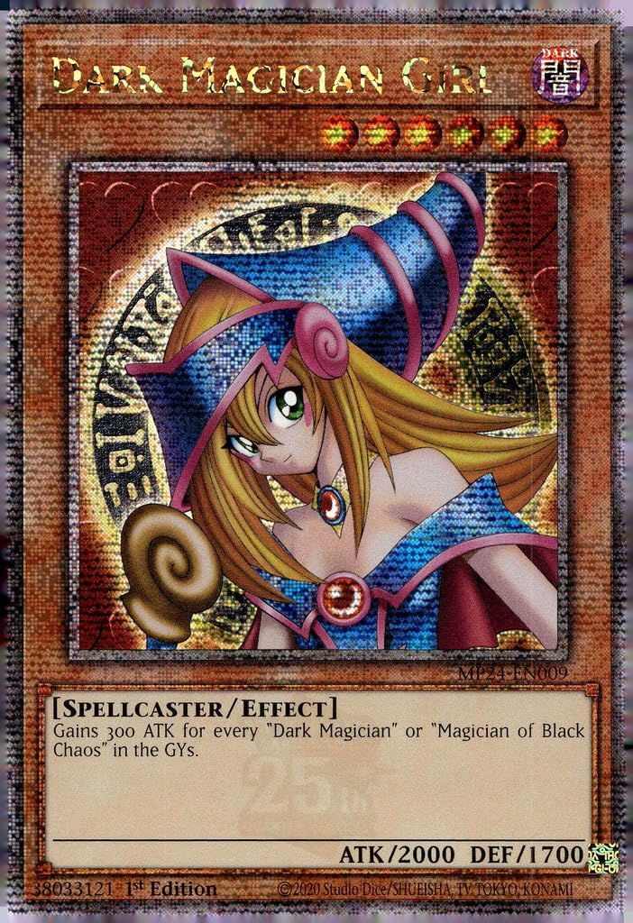 Dark Magician Girl - MP24-EN009 - Quarter Century Secret Rare - 1st Edition