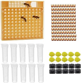 Queen bee Rearing Kit System Nicot bee Cell Cups Bee Laying Breeding Set Apiculture Beekeeping Grafting Set