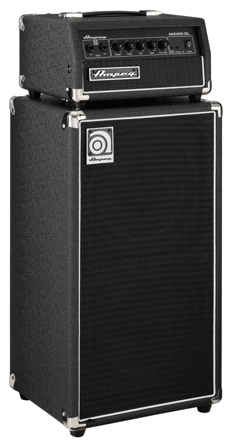 Ampeg Micro-CL Stack 100W 2x10 Bass Amplifier Cabinet Head Set