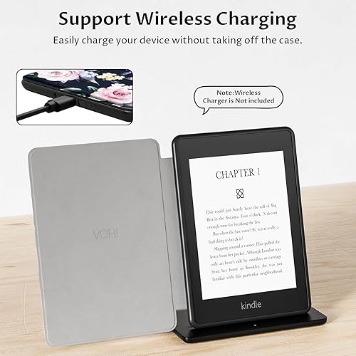 Miniatura 5 de VORI Funda para Kindle Paperwhite (11. generación-2021) y Kindle Paperwhite Signature Edition, suave TPU ligera protectora Smart Shell con apagado y