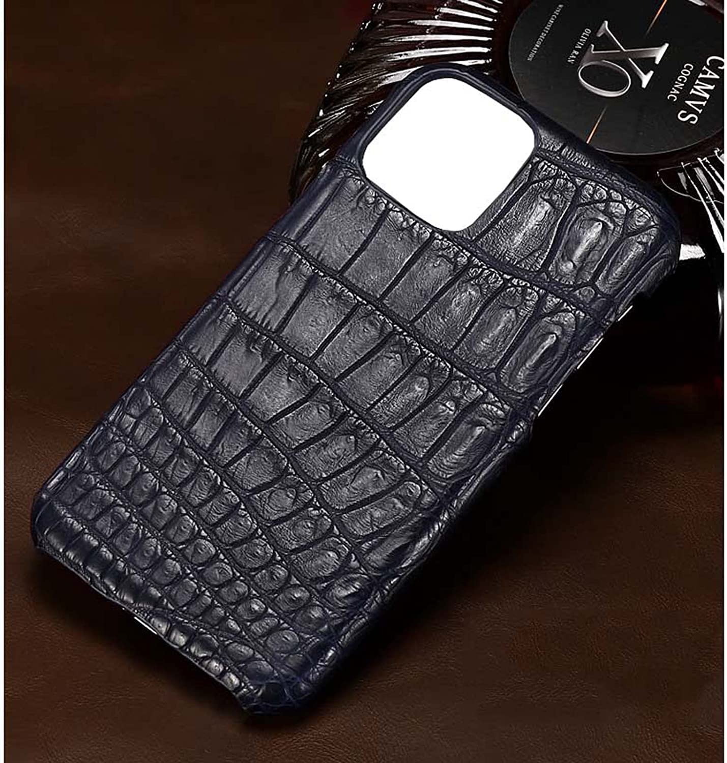 Coque cuir iPhone 14 Pro Max bleu 6,7 pouces antichoc 2022 - 8