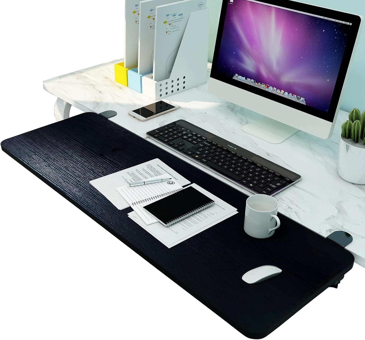 快適さをプラス！90°折りたたみ＆180°スイング対応のアームレストを10月17日に発売 | サンワサプライ株式会社のプレスリリース 90°折りたたみ式アームレストデスクエクステンション、省スペースクランプオンキーボードトレイ、Kブラケット付き、人間工学に基づいたコ