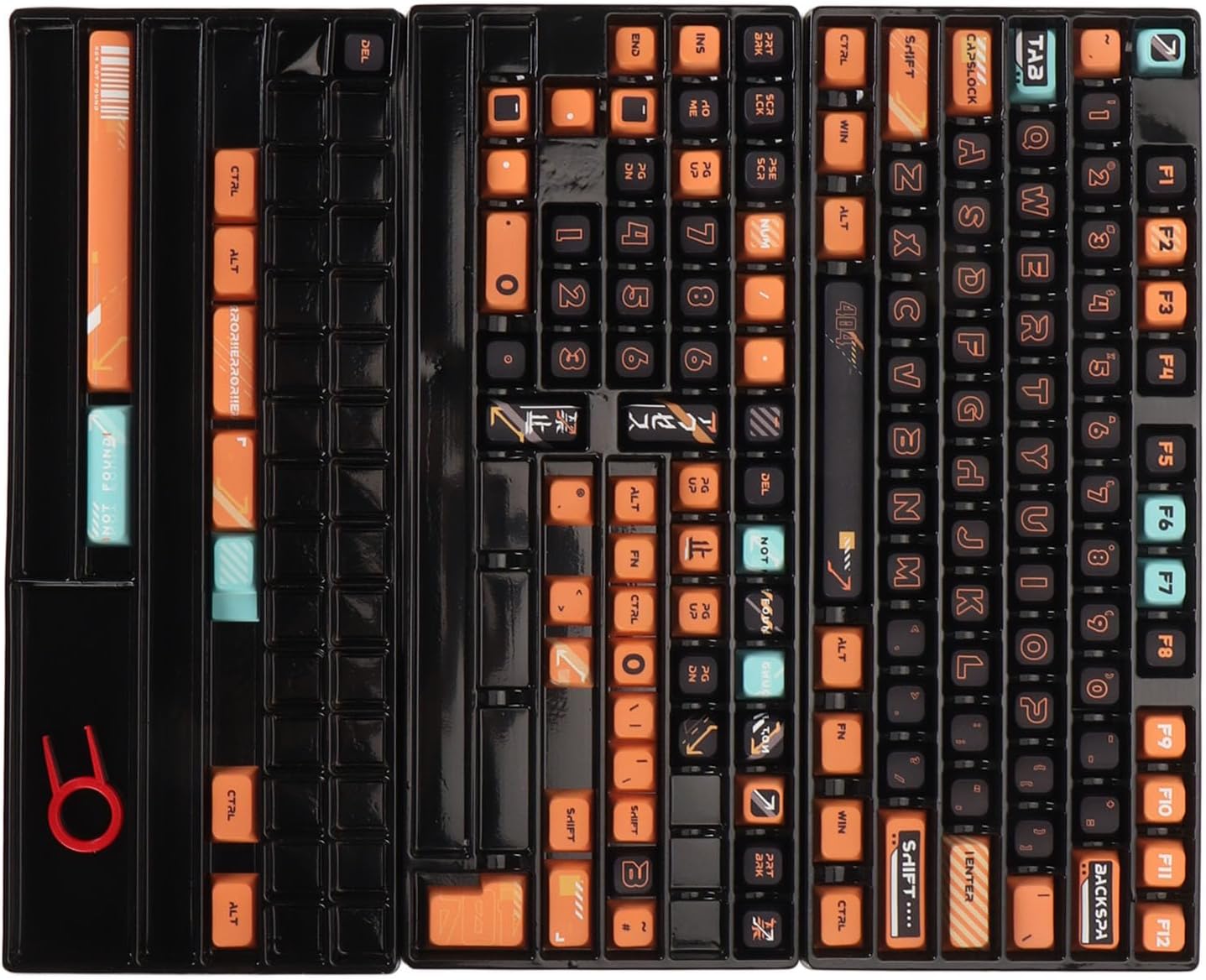 141 Keys Keyboard Keycaps Set, PBT Mechanical Keycaps, Fadeless XDA Height Keycap Set with Ergonomic Design for 61 87 98 104 108 141 Keys Mechanical Keyboard, DIY Customizable Keyc