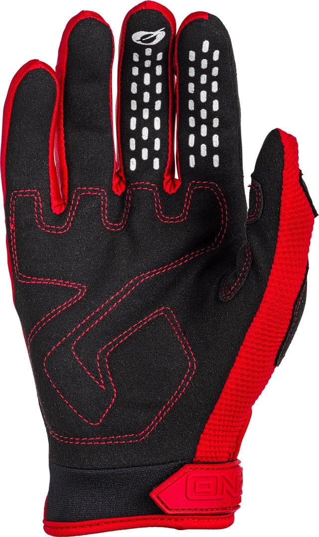 O'NEAL Mens Hardwear Glove Iron(Red, Size 10)