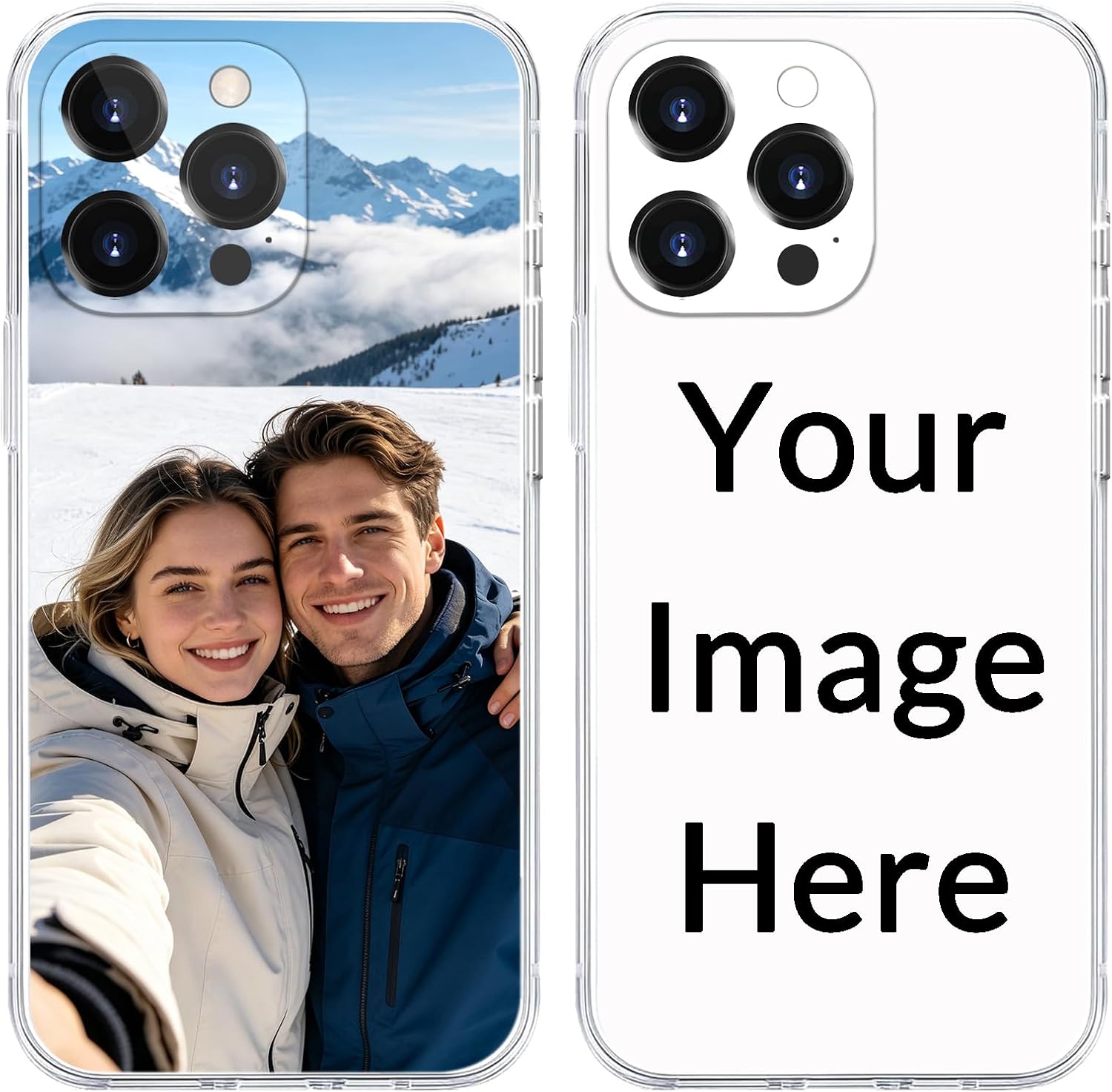 Personalized Custom Photo Phone Case for iPhone 17 16 15 14 13 12 Pro Max
