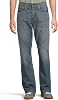 527 Jeans Corte Recto Acampanado Slim en Azul Medio Desgastado 4