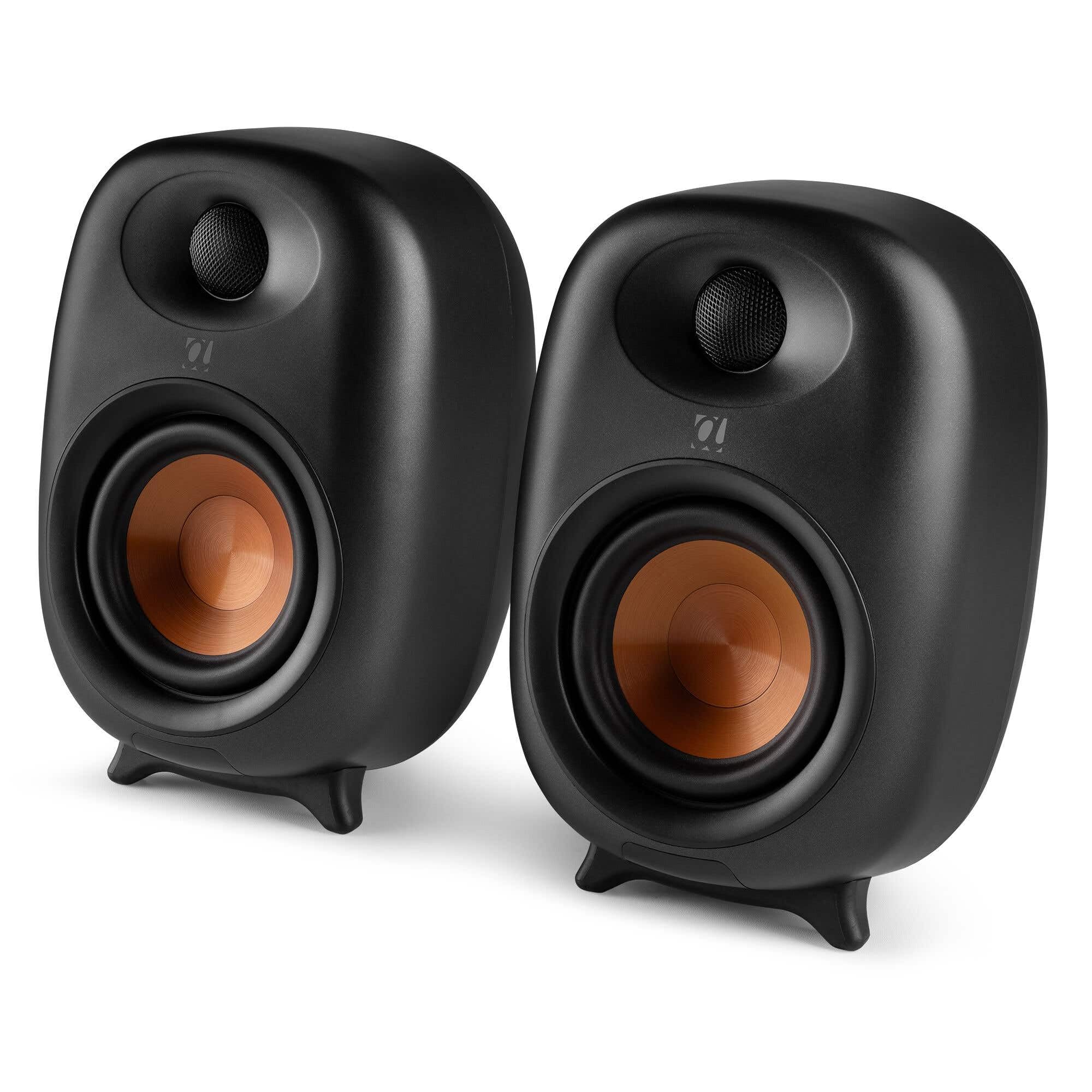 Audizio RS80 Aktiv Regallautsprecher - 160 Watt, 4" Woofer & 1" Tweeter, Bluetooth 5.0, Studio Monitor Lautsprecher, 40Hz-20kHz, PC Speaker, DJ Boxen für Desktop, Aktivboxen, Stereo Speaker