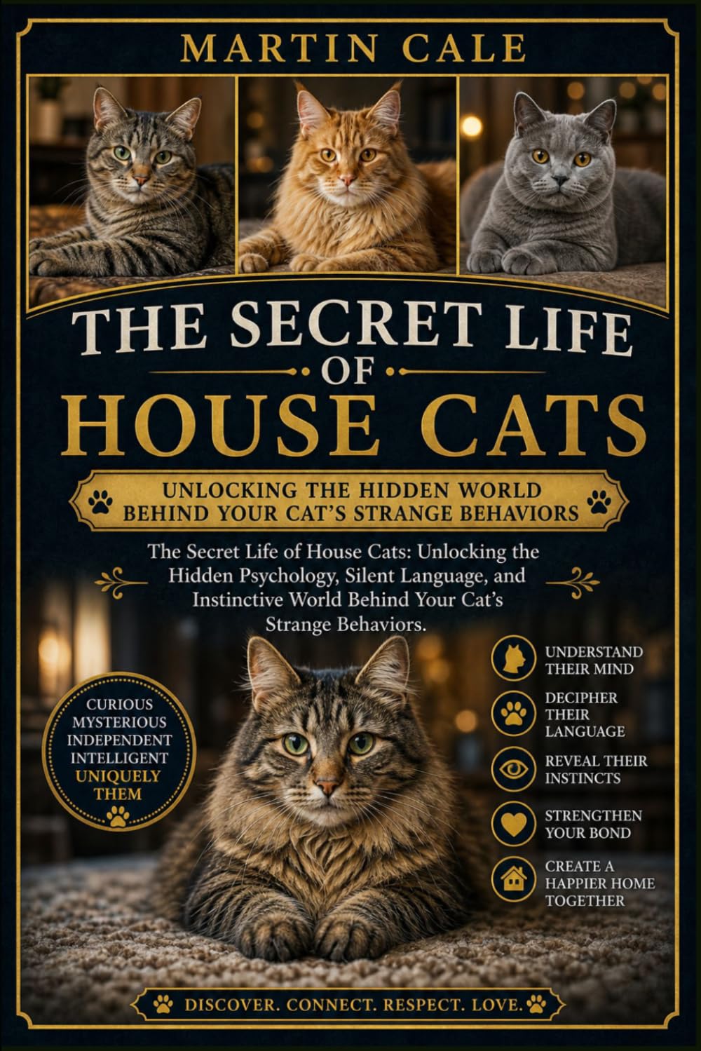 THE SECRET LIFE OF HOUSE CATS: The Secret Life of House Cats: Unlocking the Hidden Psychology, Silent Language, and Instinctive World Behind Your Cat’s Strange Behaviors.