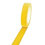 Champion Sports Vinyl Tape, 1 Wide x 60 Yards Long, Yellow - Durable Floor Marking Tape - Schools, Gyms, Restaurants