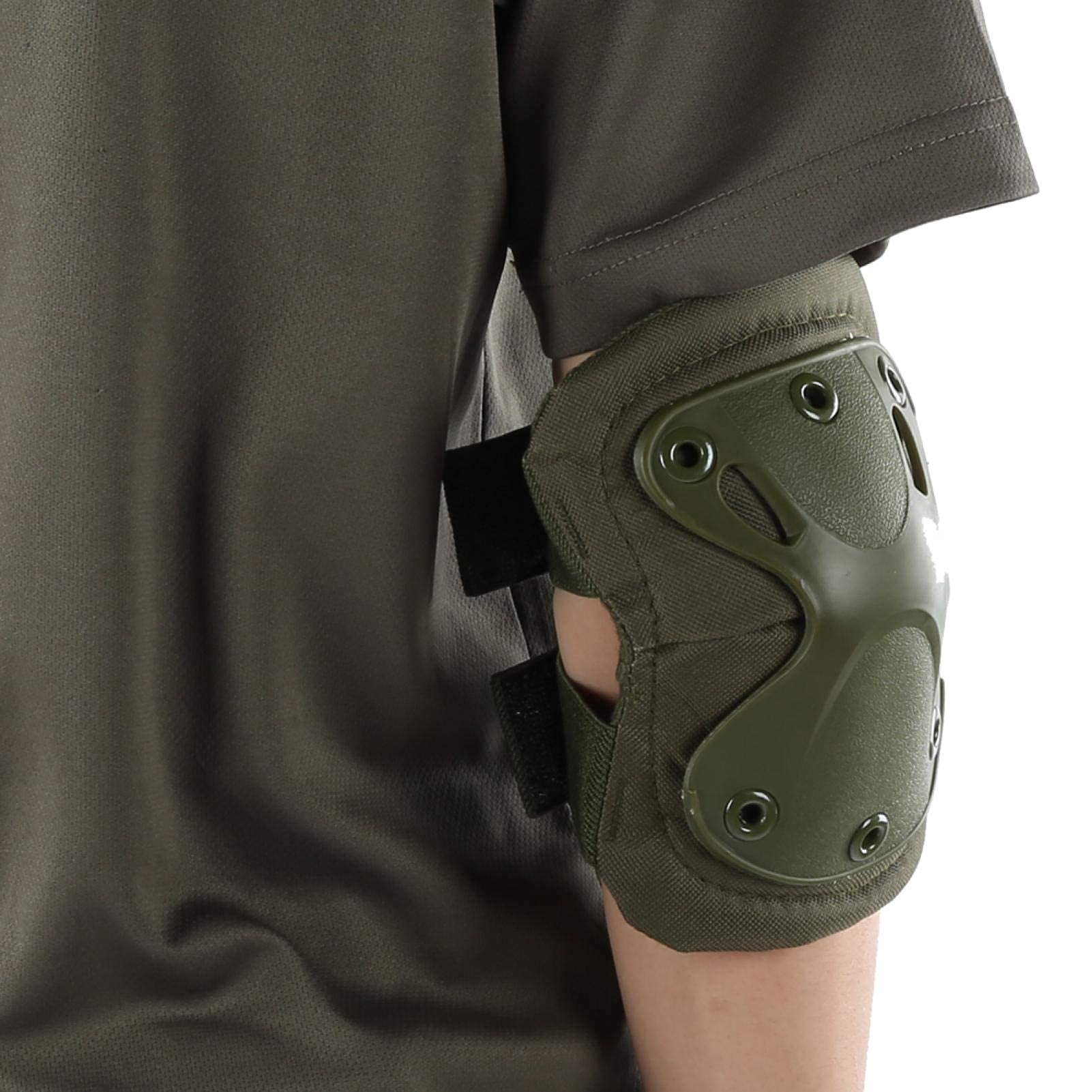 Rodillera Soporte para Codo Anti-Friction TPU + EVA Ligero, Equipo de protección Laboral, para Juegos de Campo, Escalada de montaña