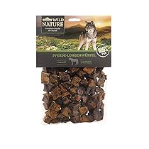 Dehner, Wild Nature, Snack per Cani, cubetti di polmone di Cavallo, 200 g