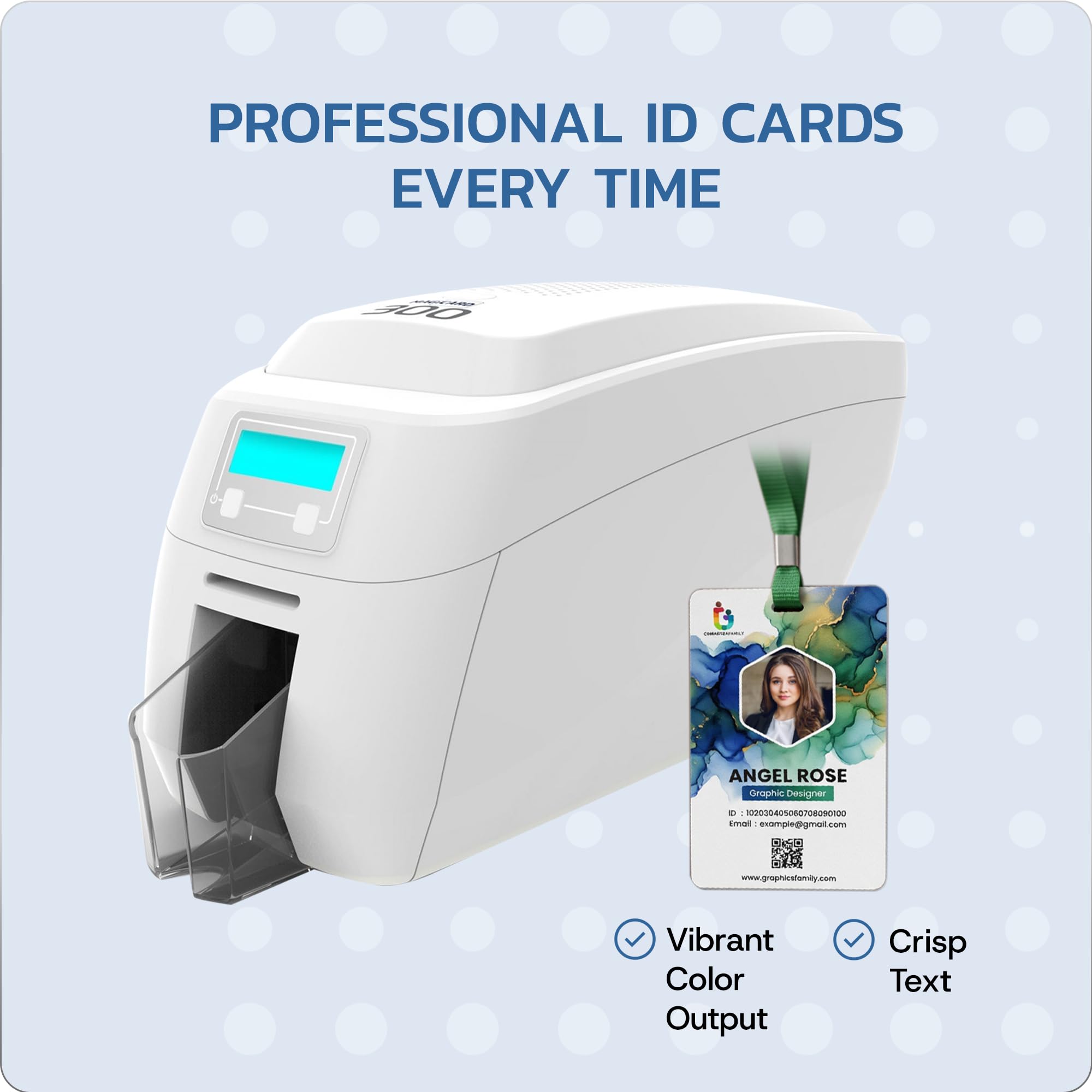 Bodno Ruban Couleur pour imprimante Magicard 300 MC300YMCKO – YMCKO – 300 Impressions avec Carte de démonstration logicielle