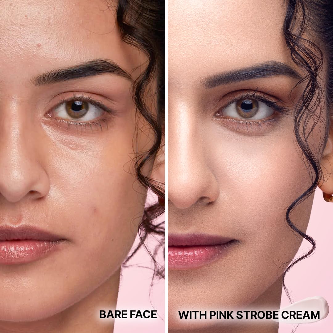 Sotrue Strobe Cream Combo Pack of 2, Rose Gold and Pink - 30gm Each | Primer + Highlighter + Moisturizer | Intense Hydration | Flawless Radiant Dewy Skin | Illuminating & Glowing Makeup Base 2