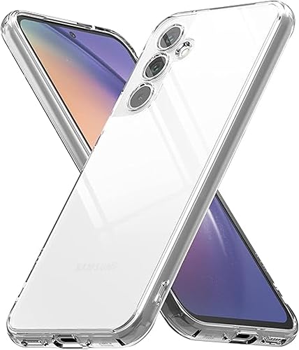 Nextway Case Compatible with Samsung Galaxy A54 5G – Crystal Clear Slim TPU Cover, Shockproof Flexible Protection, Anti-Scratch Lightweight Transparent Phone Case with Precise Cutouts