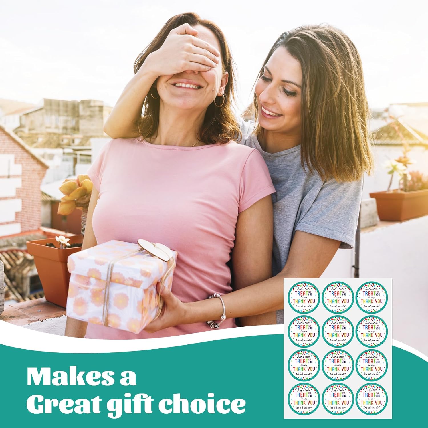 120 Pcs Thank You for All You Do Stickers, 2 Inch Colored Dot Teacher Appreciation Sticker, Thank You Stickers for Small Business, Packaging Round Sticker Labels for Employees Gift Wrapping - Image 7