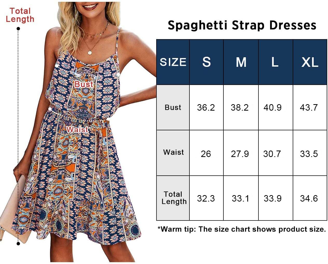 PRETTYGARDEN Women's Summer Mini Sundress Casual Spaghetti Strap Dresses Floral Sleeveless Ruffle Short Dress with Belt - Image 6
