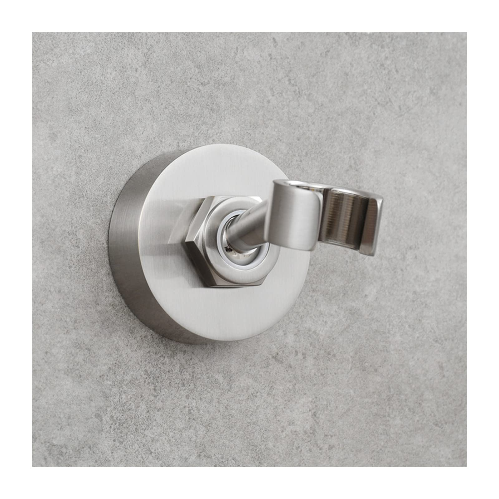Soporte De Cabezal De Ducha, Soporte De Ducha De Mano De Acero Inoxidable 304, Soporte De Varilla De Ducha De Montaje En Pared Ajustable, Diseño Extraíble,Brushed