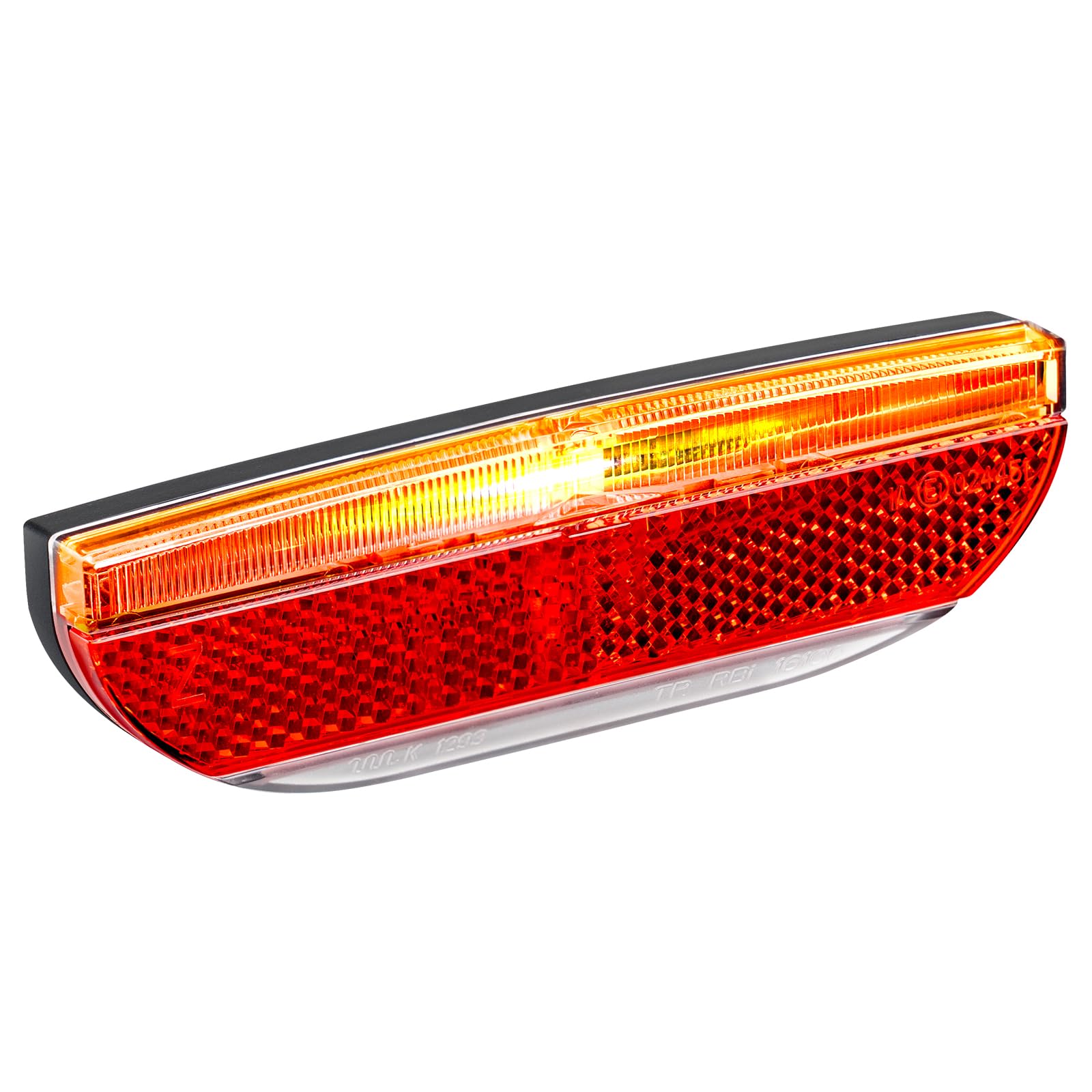 Zeekpowa Luce Posteriore per Bici Elettriche Omologata - LED a Tensione Larga per Portabagagli 50/80mm
