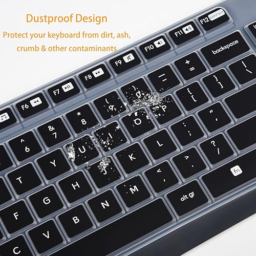 Miniatura 4 de Funda de teclado para teclado Logitech MK235 y Logitech K375S, accesorio de teclado Logitech MK235 K375S, protector de piel de teclado Logitech